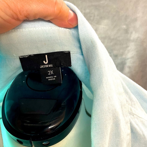 Jason Wu Linen Blend Shirt - Picture 4 of 4